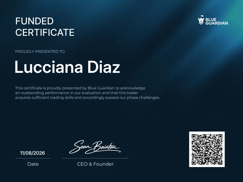 Payout / certificado funded de la comunidad