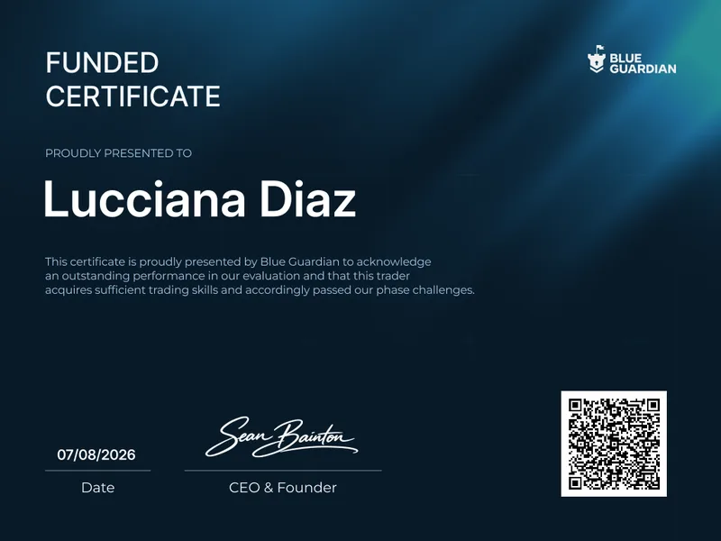Payout / certificado funded de la comunidad
