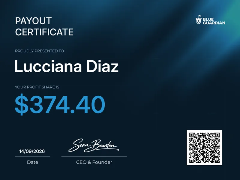 Payout / certificado funded de la comunidad