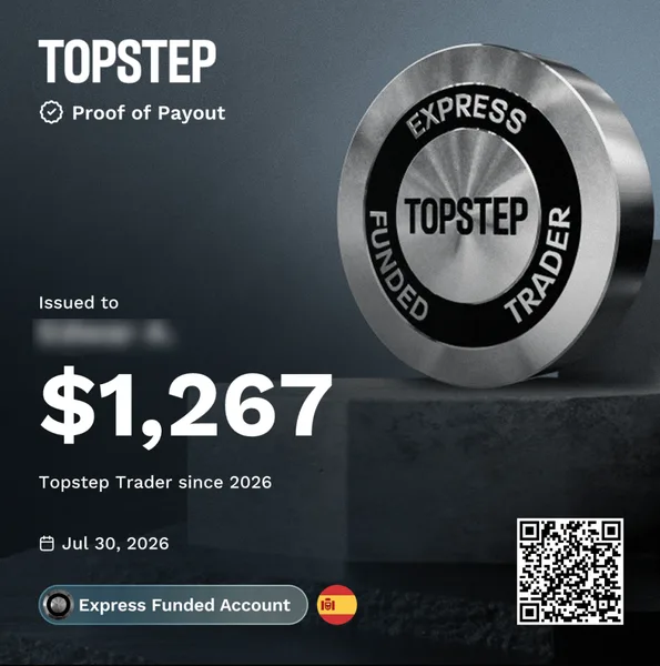 Payout / certificado funded de la comunidad