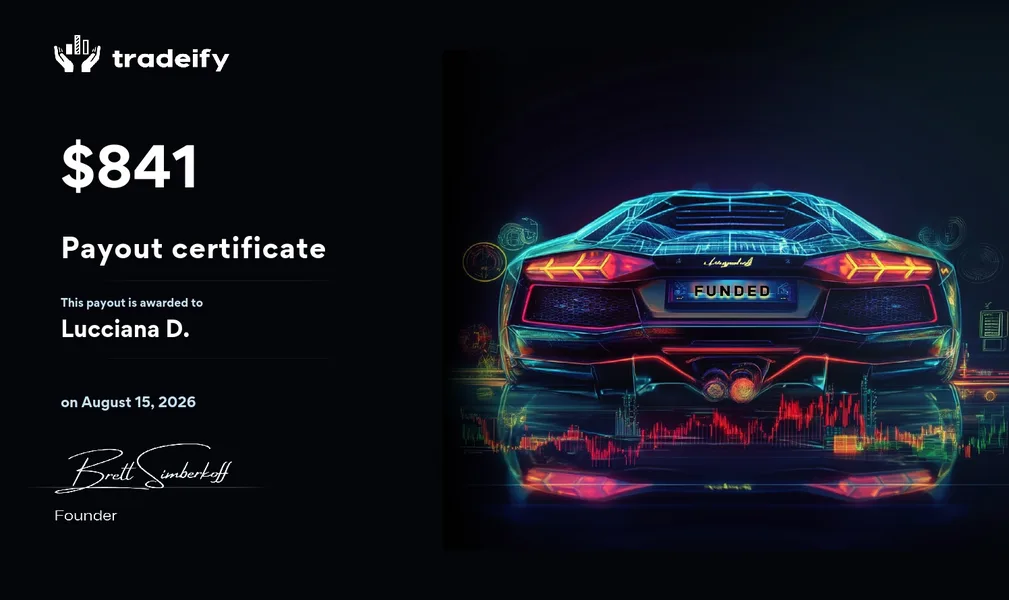 Payout / certificado funded de la comunidad