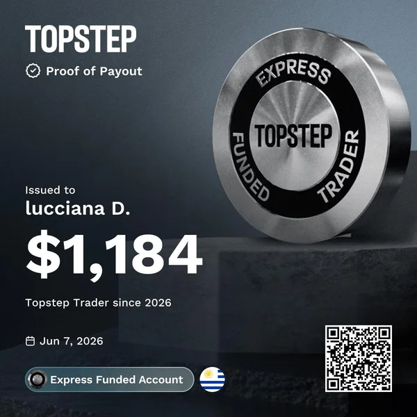 Payout / certificado funded de la comunidad